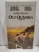Out of Africa VHS Robert Redford Meryl Streep 1985