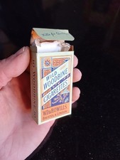 Empty Wild Woodbine 10 Cigarette Packet Vintage W.D & H.O Wills London & Bristol