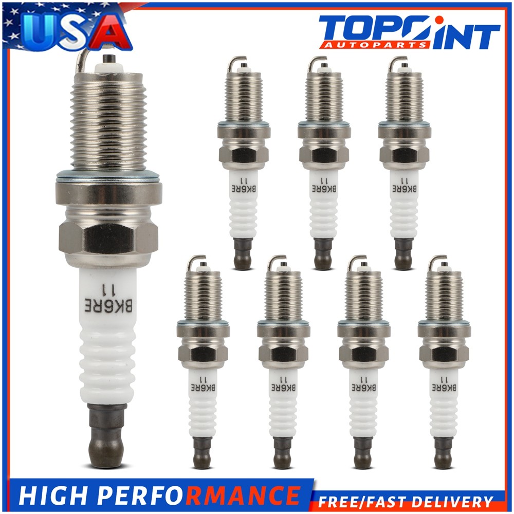 8x Nickel Spark Plugs For 1996-20032006-2008 Bentley Azure 6.8L V8