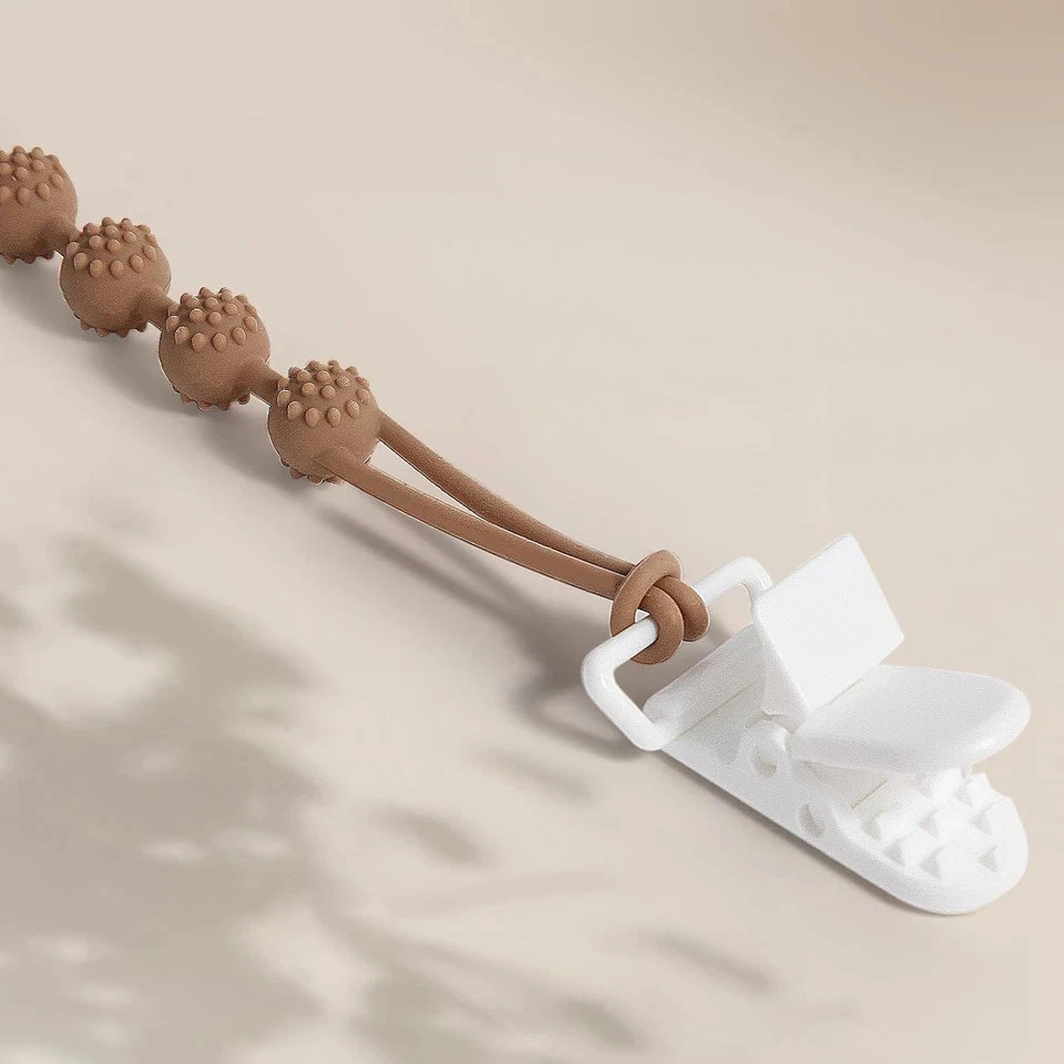 Baby Pacifier Clip, 6 Pack Silicone Pacifier Holder with One Piece Design for Ba - Image 3 of 4