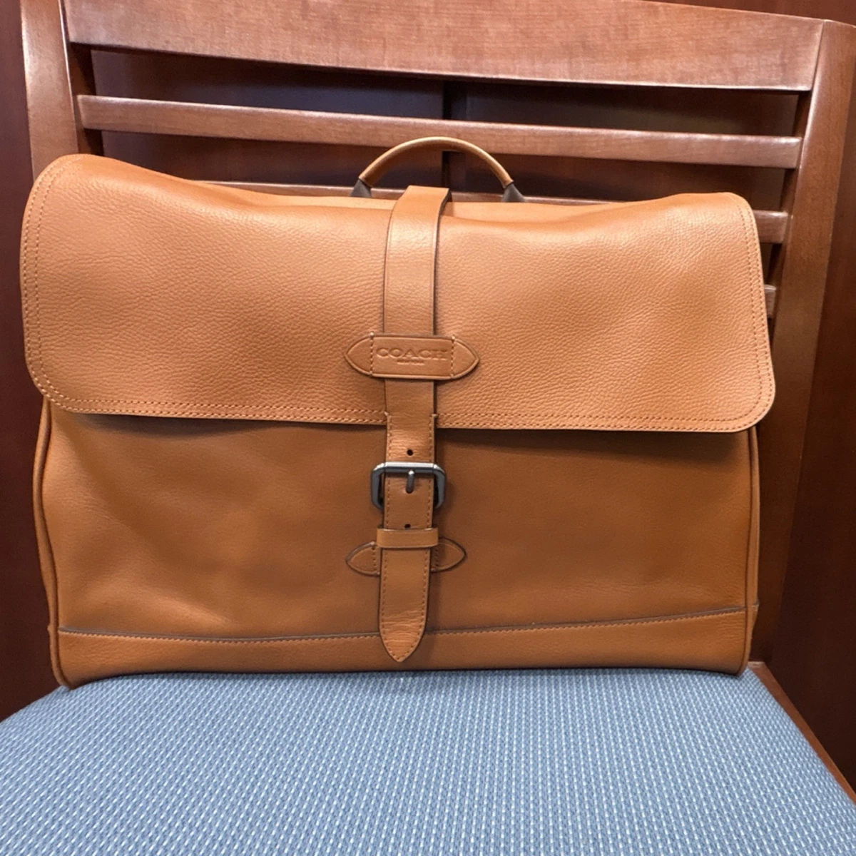 バッグ COACH Orange Canvas Leather Messenger Coach Orange Men's Messenger Bags for sale | eBay