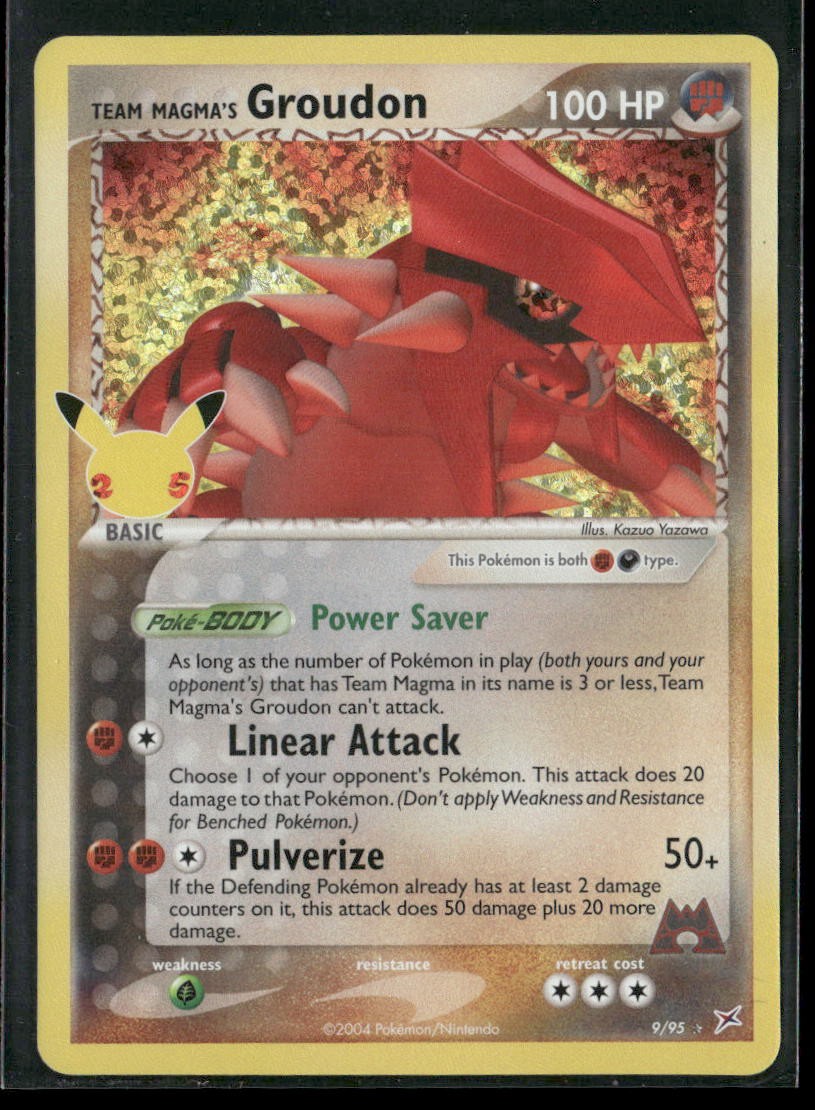 Team Magma's Groudon 9/95 Celebrations: Classic Collection NM/M Pokemon