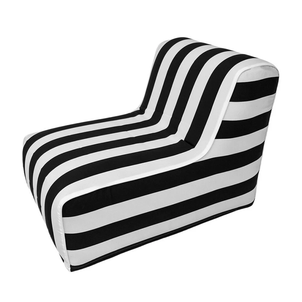 NF Living Outdoor Inflatable Seat 90x60x70 Lounge Chair Portable Furniture Black