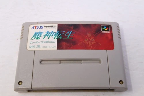 Majin Tensei SNES Super Famicom Japan Region Lock Cartridge
