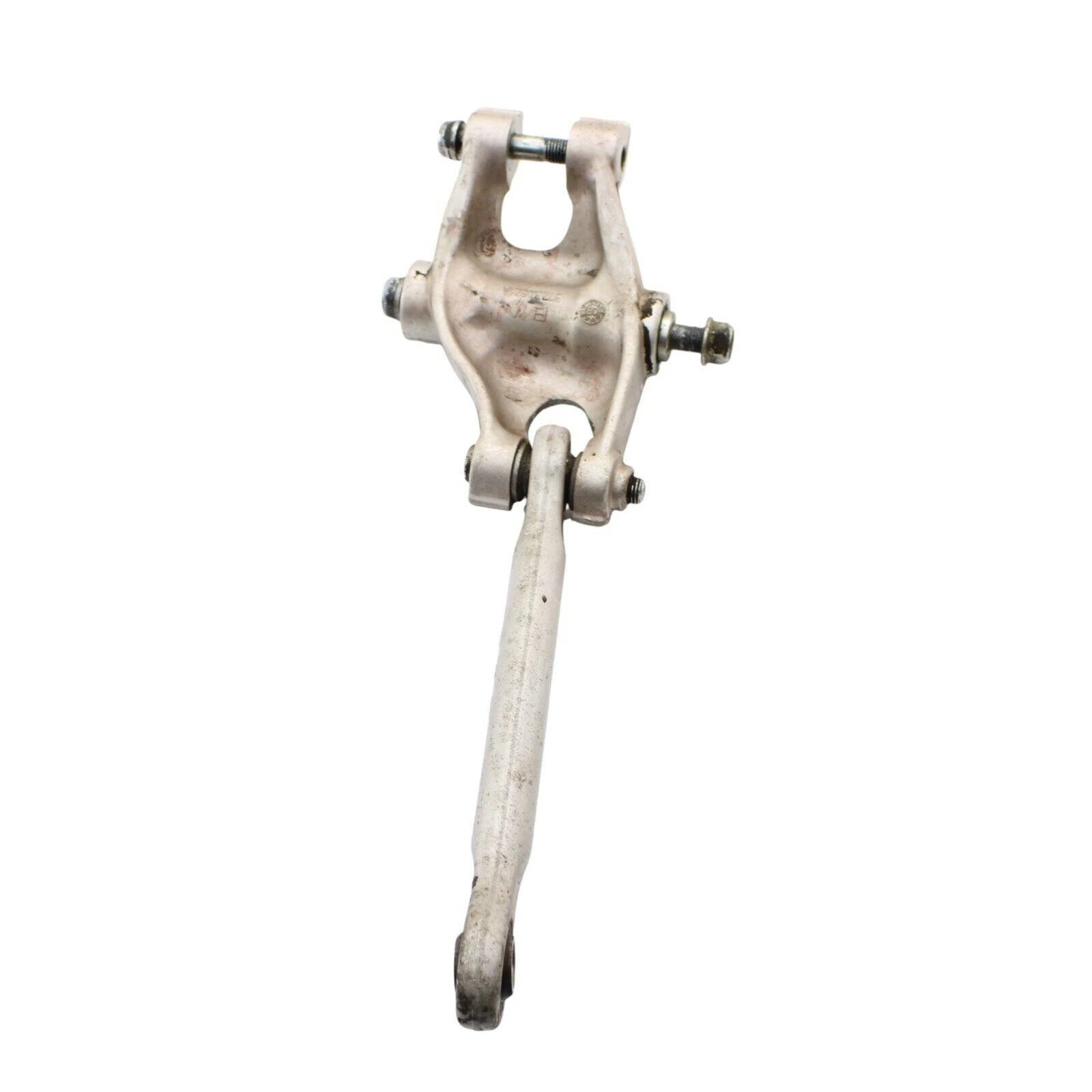 2008 - 2013 DUCATI 848 DOGBONE REAR SHOCK LINKAGE LINK OEM SILVER