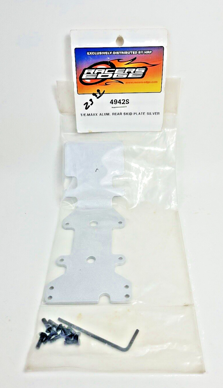 Racers Edge Aluminum Rear Skid Plate T-Maxx E-Maxx Traxxas #4942S RC Parts New
