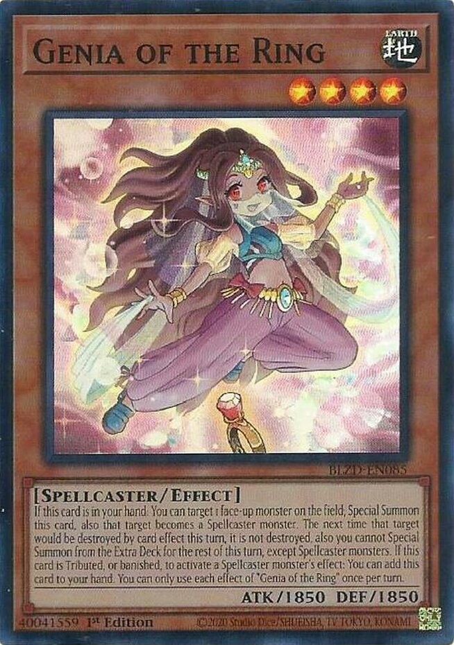 Genia of the Ring - BLZD-EN085 - Super Rare - 1st Edition Near Mint