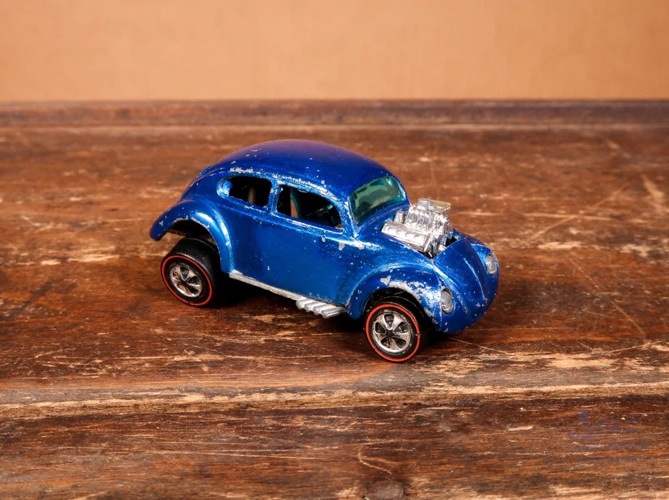 Hot Wheels Redlines 1967 Custom Volkswagen NO sunroof Beetle Hong Kong vintage - Bild 4 von 4