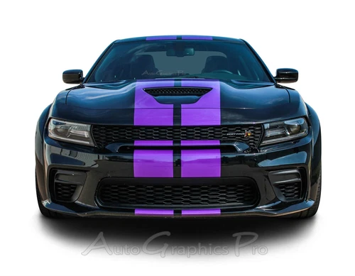 Fits 2015-2023 Dodge Charger Widebody Racing Stripes Decals Graphics SRT Hellcat