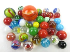 CLASSIC MARBLES Boulder Shooter glass swirl MEGA Random Blind Pack lot