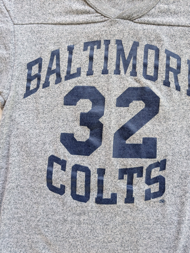 Vintage Baltimore Colts Shirt Mens Small Rawlings 80s NFL Gray - Picture 3 of 7