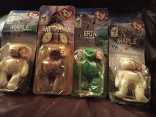 McDonald's Beanie Bears. Maple, Britannia Erin,Maple