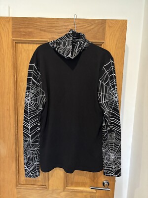 NEW Men s Marc Jacques Burton Black Turtleneck Web Top Size XL RRP £320
