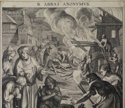 Etching Gravure Acquaforte Reliquia Relic Raphael SADELER 1614 B. Abate Anonimo - Picture 3 of 4