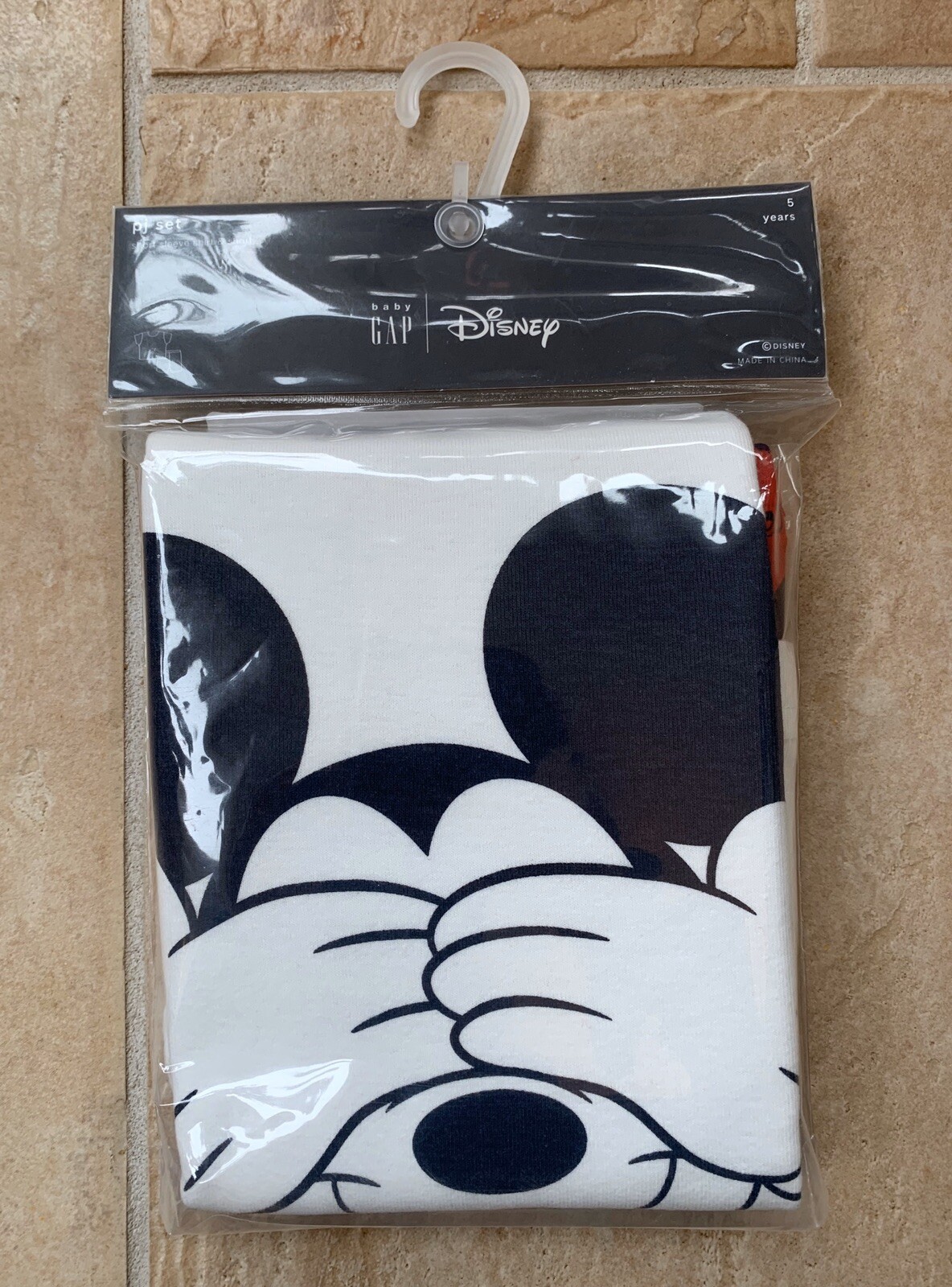 baby gap mickey mouse pajamas