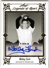 Whitey Ford 2012 Leaf Legends of Sport Certified autograph #4/5