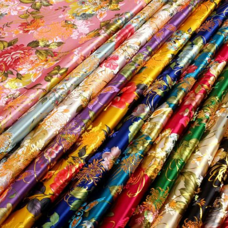 Ancient Costume Chinese Baby Clothes Kimono Fabrics Cloth COS Dress Satin Fabric - image 3 of 4