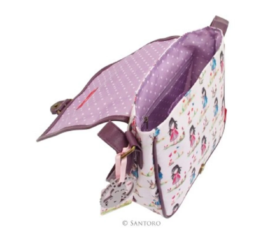 Santoro London Bolso de Mano Cartera Gorjuss Recubierto Bolso de Sillín Patrón Pastel Ladybird Foto 2 de 4