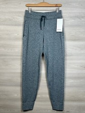 Lululemon Engineered Warmth Relaxed Jogger Size 10 Green Jasper / White 27101