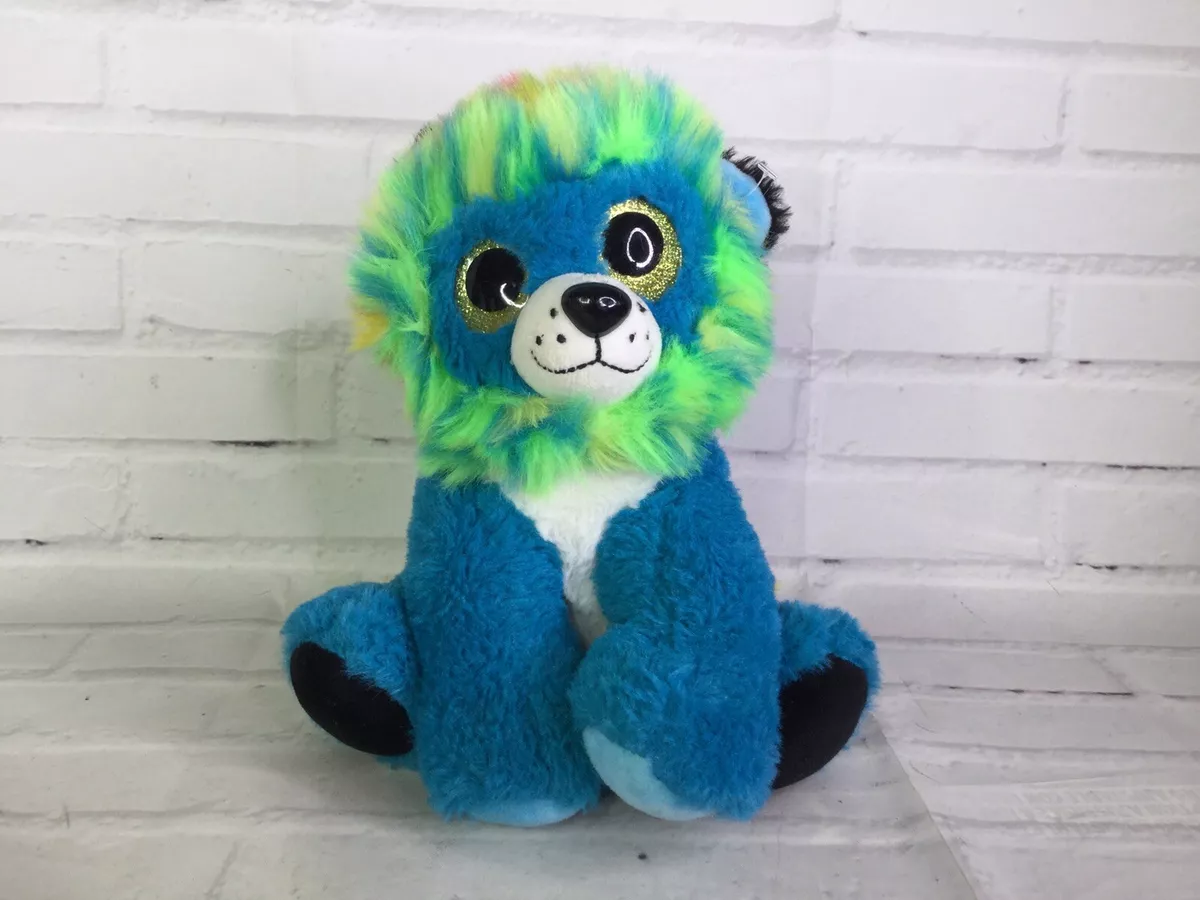 Blue lion on sale stuffed animal