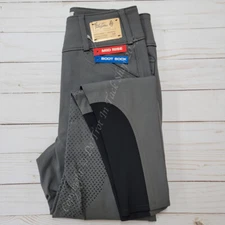 Tailored Sportsman Trophy Hunter Silicone Breeches Mid Rise - Graphite