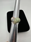 Vintage Sterling Silver Copper Turquoise JAY KING Heart Ring Size 9