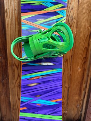 Burton Social Snowboard (Women's) - Purple Stripes / 151 CM | eBay