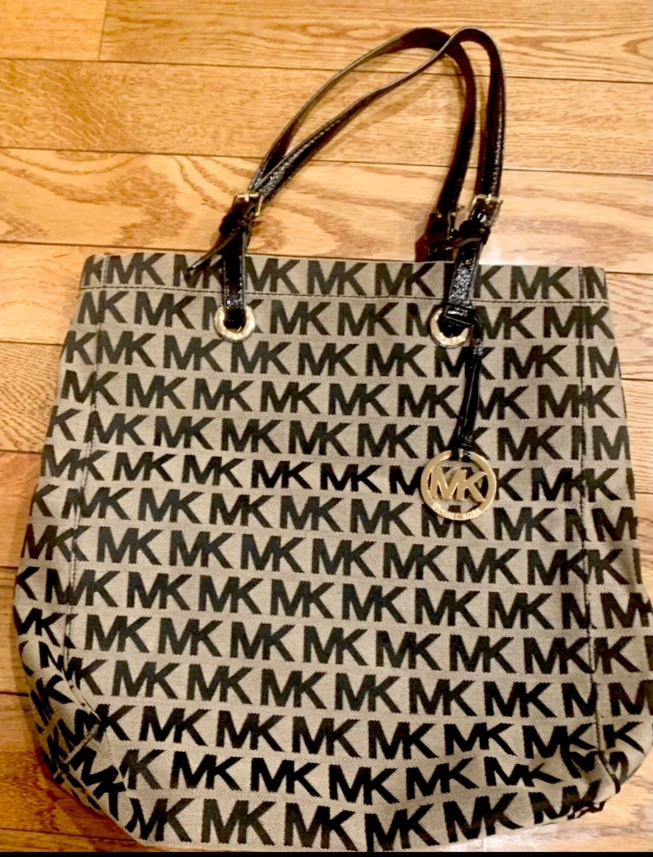 Michael Kors discontinued signature Logo Large Shopper Tote Bag