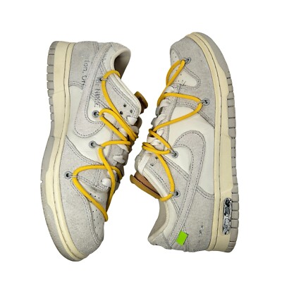 古*い様 NIKE　OFF-WHITE　DUNK　HI 29cm イエロー Nike Dunk Low Off-White Lot 29 | Hype Clothinga
