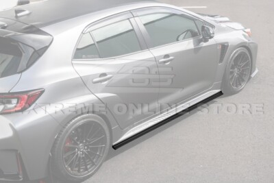 For 23-Up GR Corolla | GR Style Matte Black Side Skirts