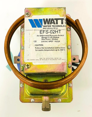 WATTS EFS-02HT Air Differential Pressure Switch