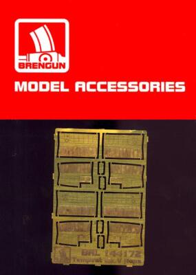 Brengun Models 1/144 HAWKER TEMPEST Mk.V FLAPS Photo Etch Detail Set