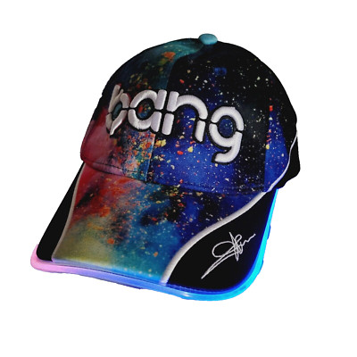 Bang Energy Drink Light Up Snapback Hat with LED Lighted Brim Working
