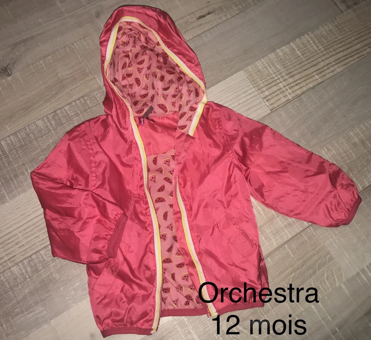 Orchestra 12 MOIS Fille Imper Coupe Vent Past que TBE eBay