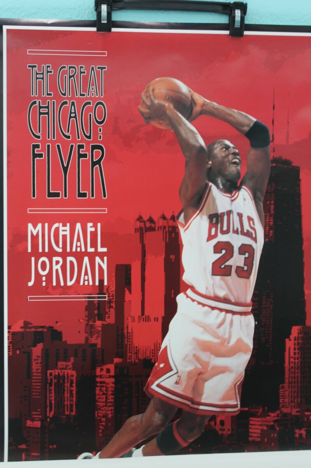 Michael Jordan Poster Costacos The Great Chicago Flier Bulls 25