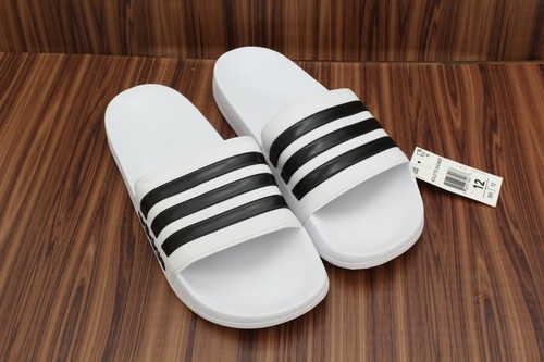 adidas Men's ADILETTE SHOWER Slides {White/Black} *AQ1702* NEW w/Tags, NO  BOX 889773352277 | eBay