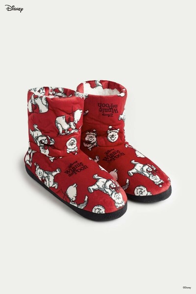 Zapatillas Disney Winnie de Pooh con forro polar antideslizantes talla única.
