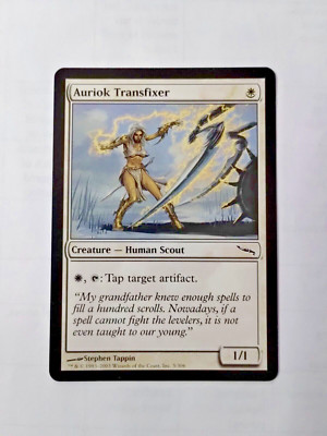 MTG Auriok Transfixer Mirrodin 5/306 Regular Common - Edge Wear