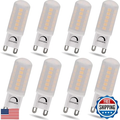 KAKEMONO G9 LED Bulb Dimmable 4W, 40 Watt T4 G9 Halogen Equivalent 120V Chand
