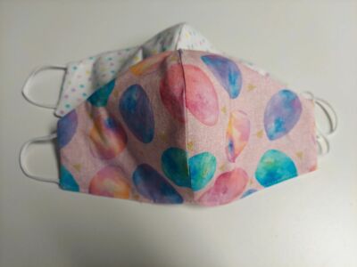 Tye Dye Eggs Mask