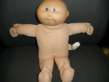 1984 Cabbage Patch Kids Doll Bald Blue Eyes EUC