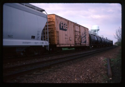 Eisenbahn Dia - Seaboard Coast Line FGE Solid Gold #995931 Box Car 1989 Train