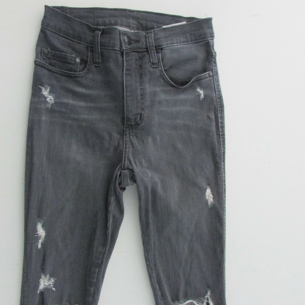 Nobody Cult Jeans Womens Size W25 L28 Ankle Grey Ripped Skinny