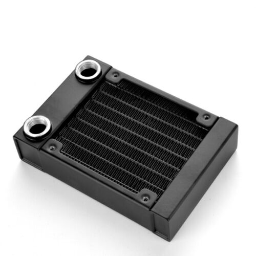 Radiador Ocoo 80 mm hilos de aluminio G1/4 para refrigeración por agua negro - Imagen 2 de 3