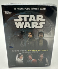 Star Wars Rogue One Mission Briefing Trading Card Blaster Box Topps