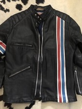 Vintage Easy rider  immaculate TT leathers small beautiful leatherjacket 