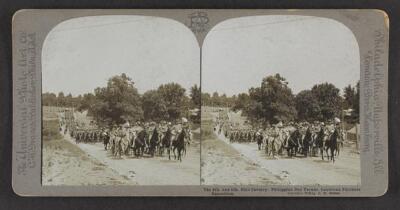 The 4th and 8th Ohio Cavalry, Philippine Day parade, Louisiana Purc - Old Photo