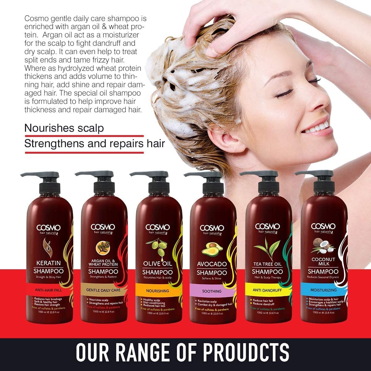 Cosmo Coconut Milk Shampoo Moisturizing 1000ml eBay