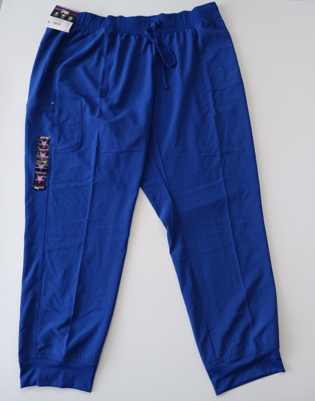 Scrubstar Women's 3XL Supreme Yoga Drawstring Pant Blue