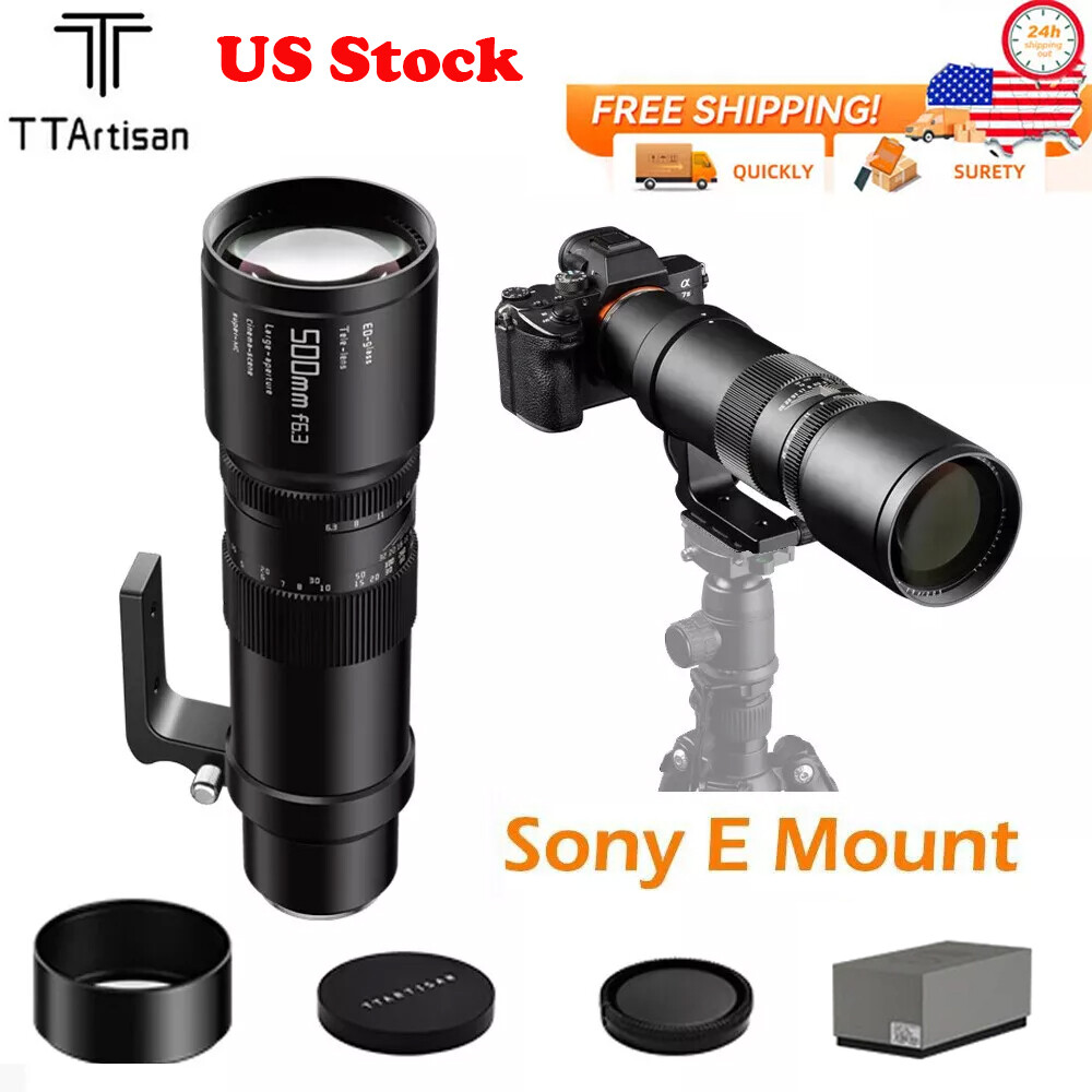 TTArtisan 500mm Full Frame Telephoto Lens for Sony E A7 A6000